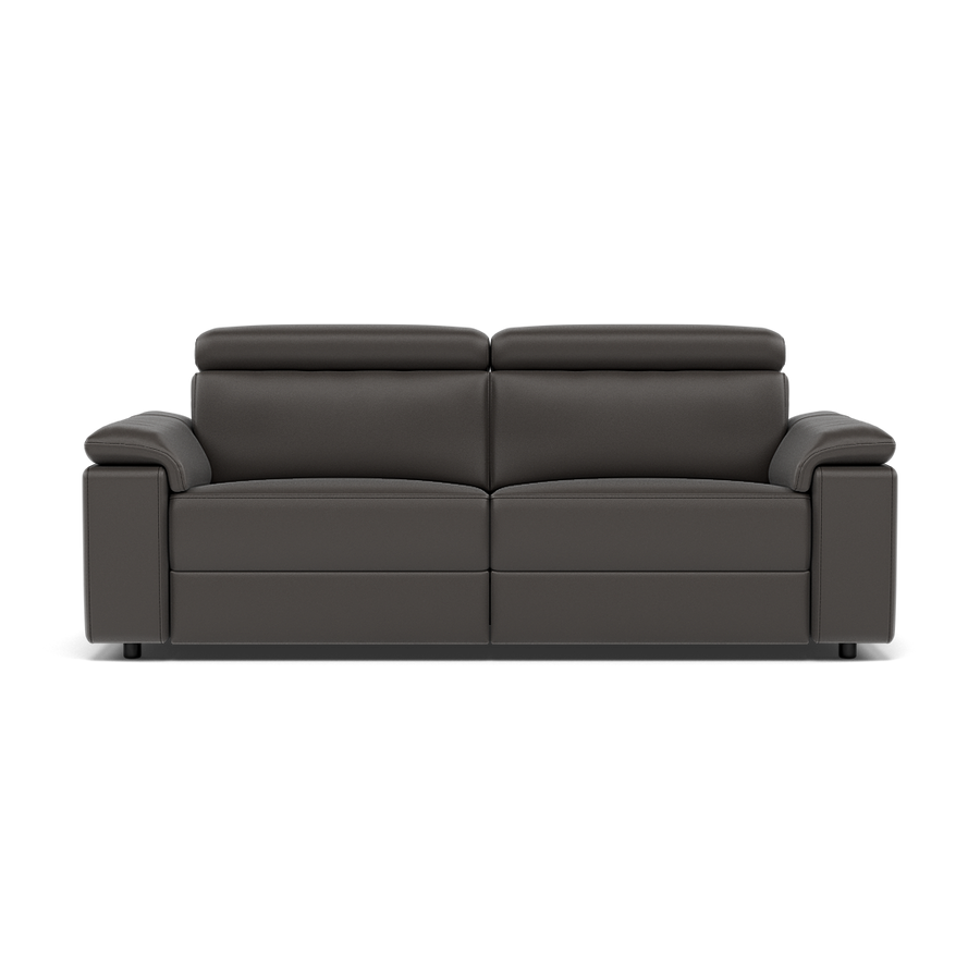 Nicoletti Rossini II 3 Seater Recliner Sofa - 3 Seater Double Power Recliner CB Torello Sofas Sterling Home 1 Torello PS Grigio Scuro 327
