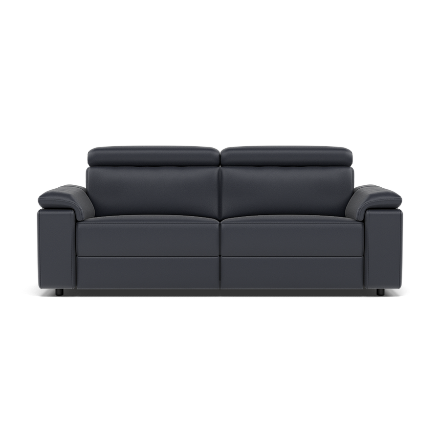 Nicoletti Rossini II 3 Seater Recliner Sofa - 3 Seater Double Power Recliner CB Torello 3 Seater Sofas Sterling Home 6 Torello PS Blu -S 81