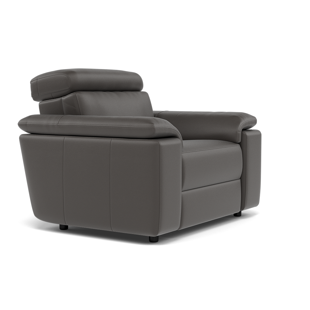 Nicoletti Rossini Armchair  - Armchair CB — Torello PS Grigio Scuro 327, gallery image 3