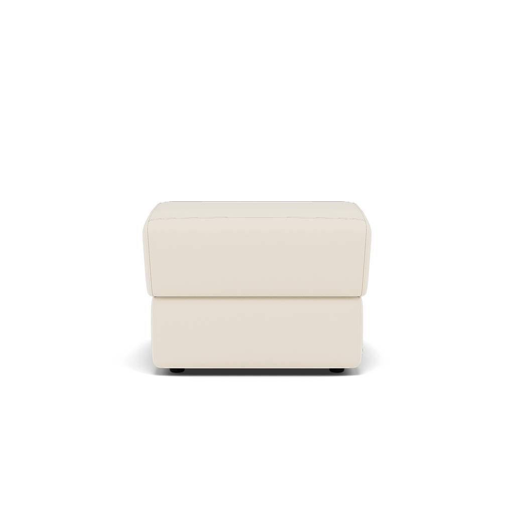 Nicoletti Rossini II Storage Footstool - Ottoman Holder CB Torello Footstools Sterling Home 1 Torello PS Bianco 93