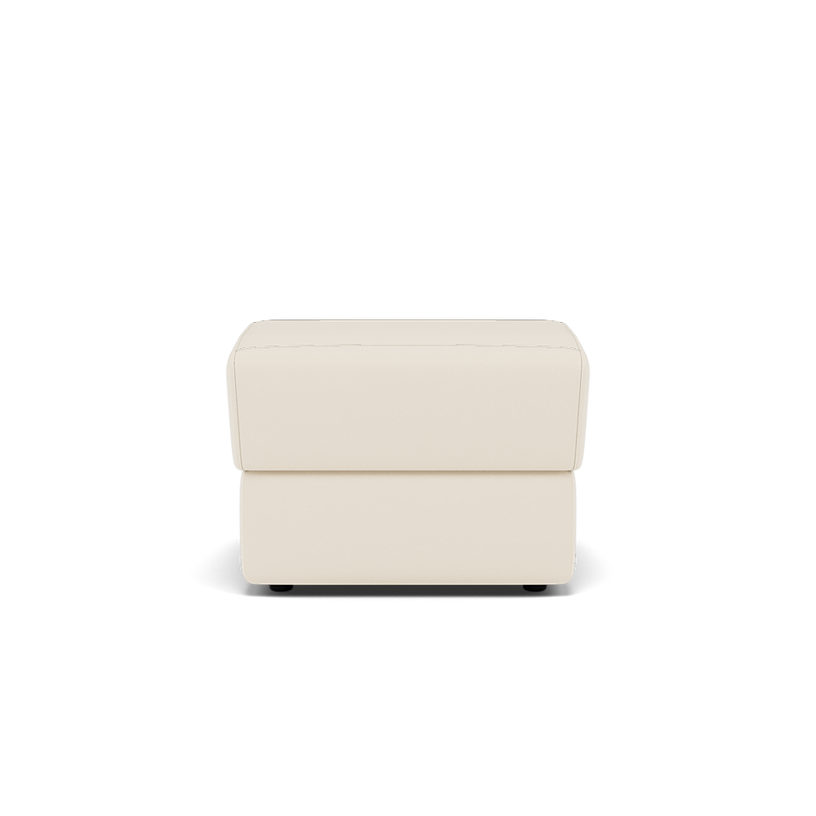 Nicoletti Rossini II Storage Footstool - Ottoman Holder CB Torello Footstools Sterling Home Torello PS Bianco 93 1