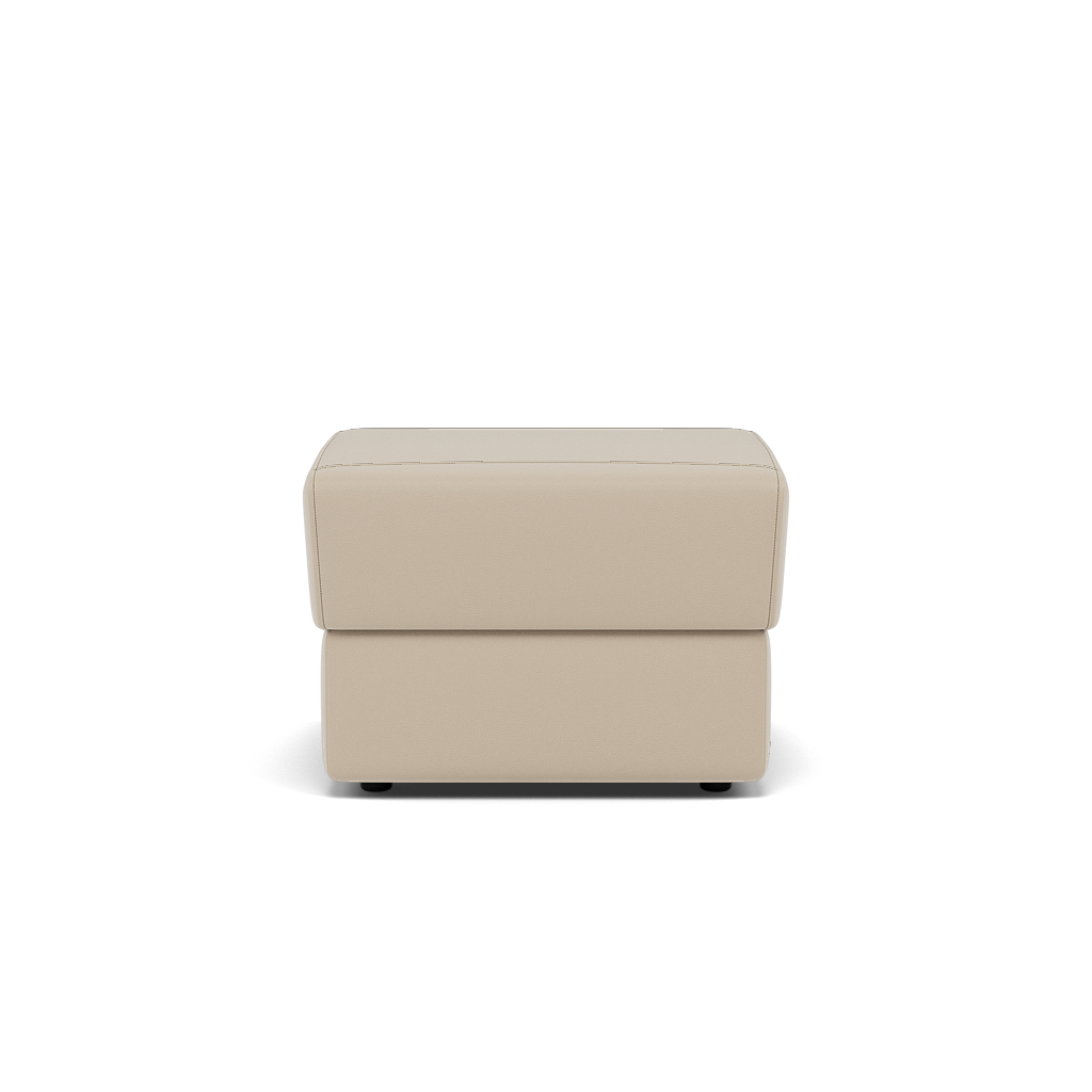 Nicoletti Rossini II Storage Footstool - Ottoman Holder CB Torello Footstools Sterling Home 3 Torello PS Fango 352