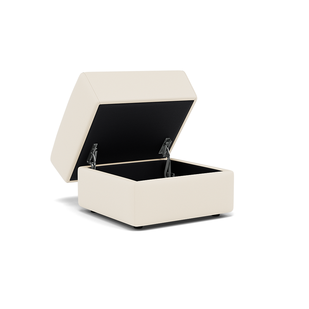 Nicoletti Rossini Storage Footstool - Ottoman Holder CB — Torello PS Bianco 93, gallery image 3