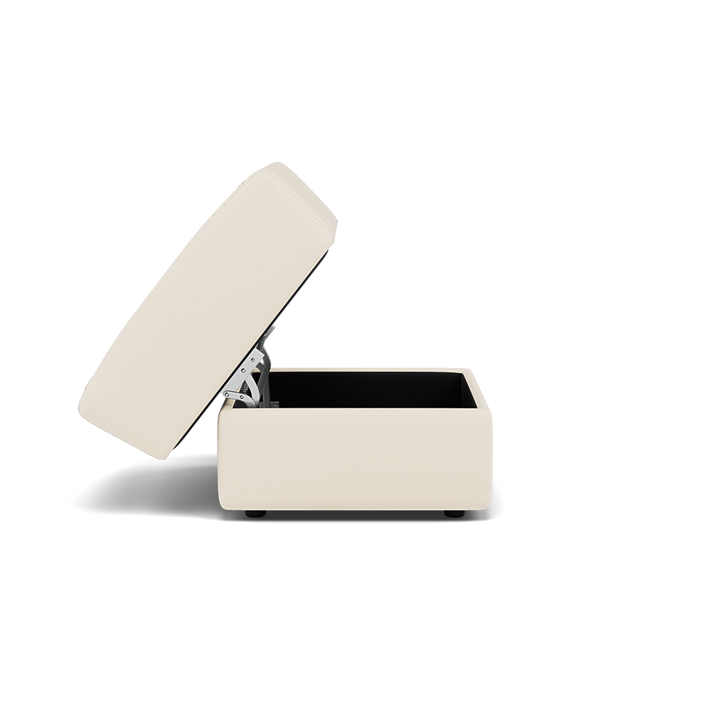 Nicoletti Rossini Storage Footstool - Ottoman Holder CB — Torello PS Bianco 93, gallery image 2