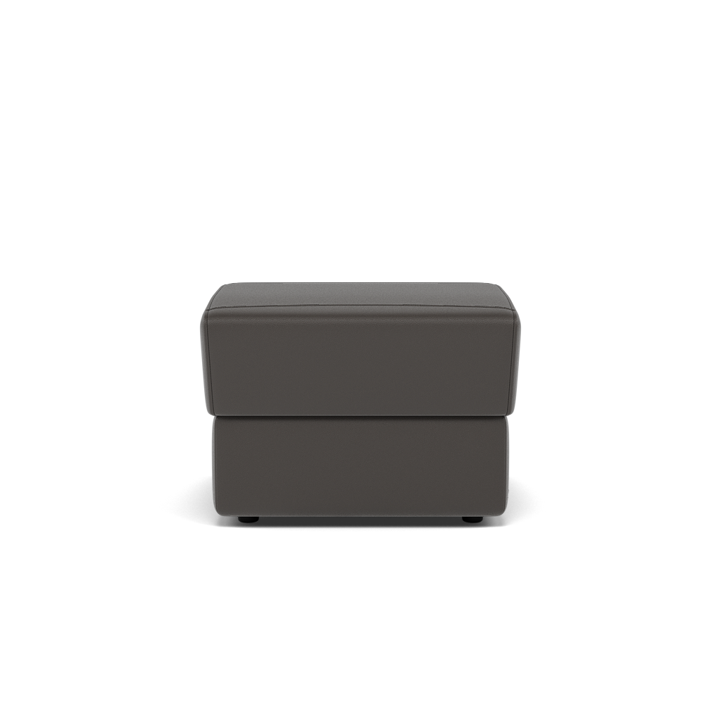 Nicoletti Rossini II Storage Footstool - Ottoman Holder CB Torello Footstools Sterling Home 7 Torello PS Grigio Scuro 327