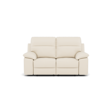 Nicoletti Vivaldi II 2 Seater Recliner Sofa - 2 Seater Double Power Recliner CB Torello - Power Recliner 2 Seater Sofas Sterling Home 5 Torello PS Bianco 93