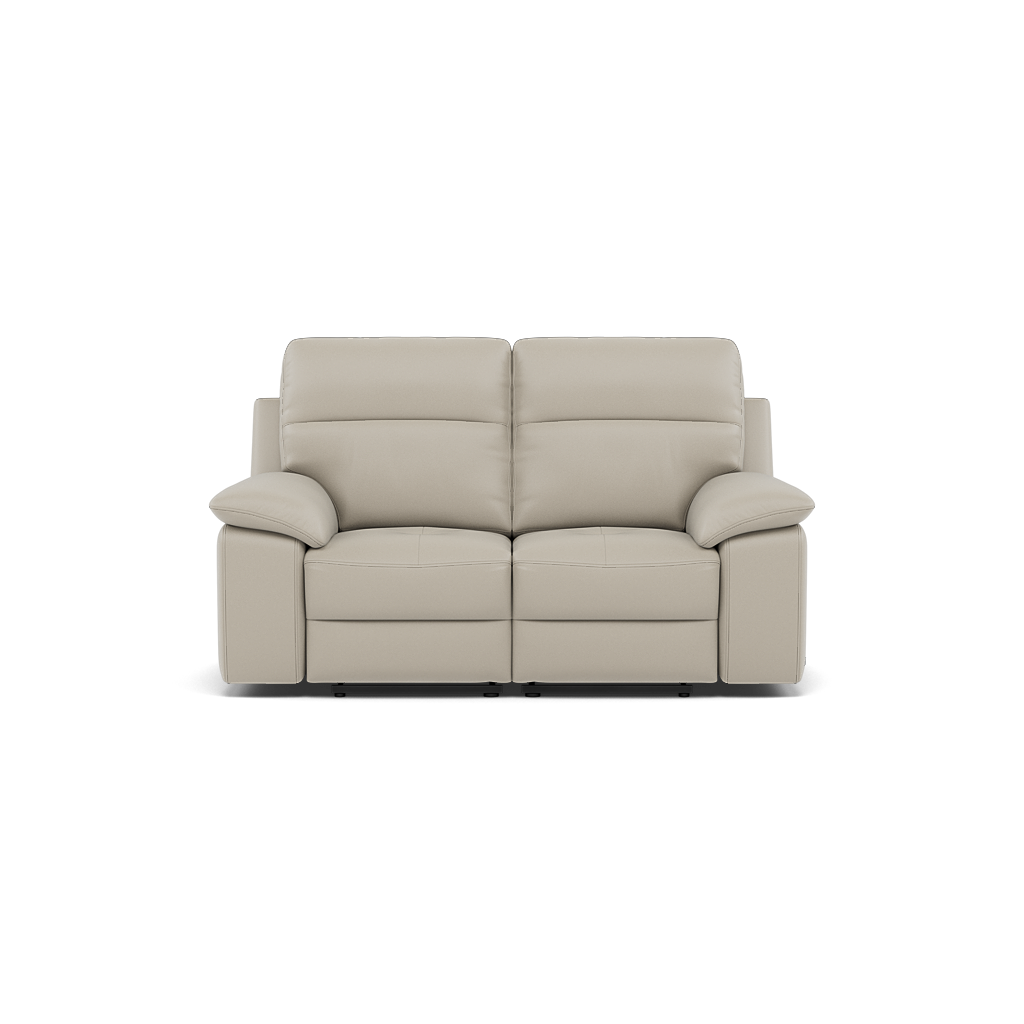 Nicoletti Vivaldi II 2 Seater Recliner Sofa - 2 Seater Double Power Recliner CB Torello - Power Recliner 2 Seater Sofas Sterling Home 8 Torello PS Tortora 328