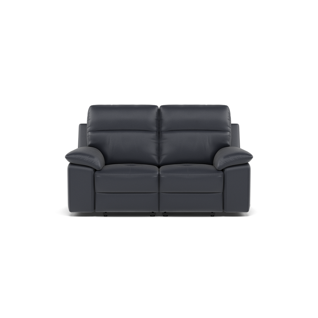 Nicoletti Vivaldi II 2 Seater Recliner Sofa - 2 Seater Double Power Recliner CB Torello - Power Recliner 2 Seater Sofas Sterling Home 4 Torello PS Blu -S 81