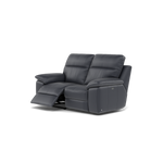 Nicoletti Vivaldi II 2 Seater Recliner Sofa - 2 Seater Double Power Recliner CB Torello - Power Recliner — Torello PS Blu -S 81, gallery image 3