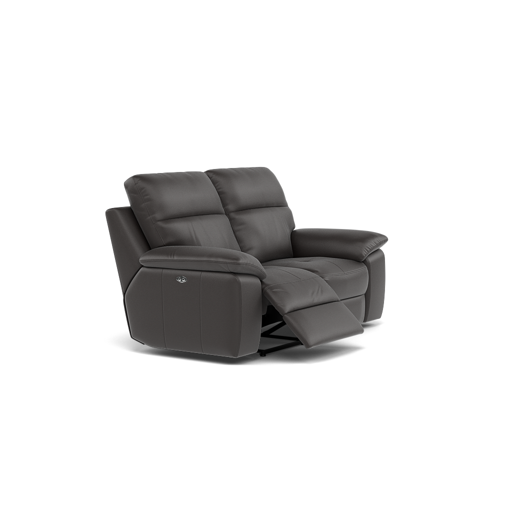 Nicoletti Vivaldi II 2 Seater Recliner Sofa - 2 Seater Double Power Recliner CB Torello - Power Recliner — Torello PS Chocol -S 91, gallery image 1