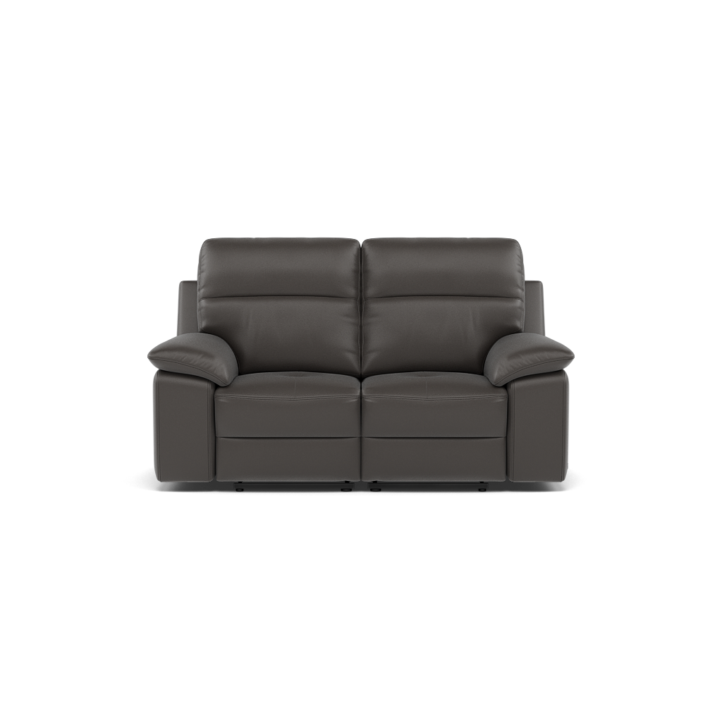 Nicoletti Vivaldi II 2 Seater Recliner Sofa - 2 Seater Double Power Recliner CB Torello - Power Recliner 2 Seater Sofas Sterling Home 1 Torello PS Grigio Scuro 327