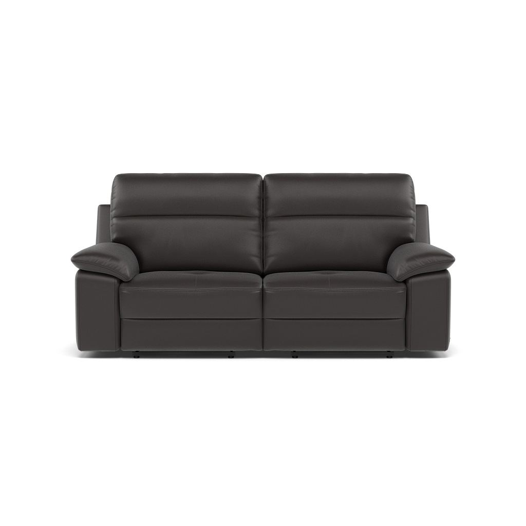Nicoletti Vivaldi II 3 Seater Recliner Sofa - 3 Seater Double Power Recliner CB Torello - Power Recliner 3 Seater Sofas Sterling Home 8 Torello PS Chocol -S 91