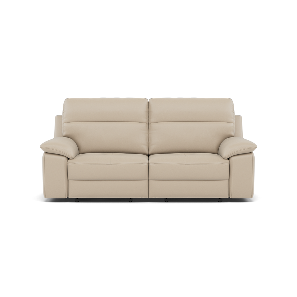 Nicoletti Vivaldi II 3 Seater Recliner Sofa - 3 Seater Double Power Recliner CB Torello - Power Recliner 3 Seater Sofas Sterling Home 6 Torello PS Fango 352