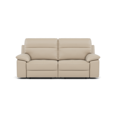 Nicoletti Vivaldi II 3 Seater Recliner Sofa - 3 Seater Double Power Recliner CB Torello - Power Recliner 3 Seater Sofas Sterling Home 6 Torello PS Fango 352