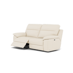 Nicoletti Vivaldi II 3 Seater Recliner Sofa - 3 Seater Double Power Recliner CB Torello - Power Recliner — Torello PS Bianco 93, gallery image 3