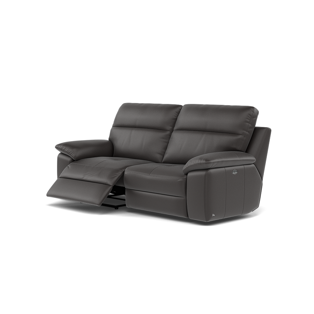 Nicoletti Vivaldi II 3 Seater Recliner Sofa - 3 Seater Double Power Recliner CB Torello - Power Recliner — Torello PS Chocol -S 91, gallery image 3
