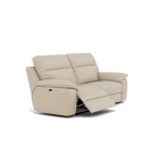 Nicoletti Vivaldi II 3 Seater Recliner Sofa - 3 Seater Double Power Recliner CB Torello - Power Recliner — Torello PS Fango 352, gallery image 1