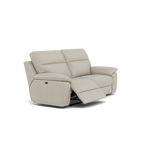 Nicoletti Vivaldi II 3 Seater Recliner Sofa - 3 Seater Double Power Recliner CB Torello - Power Recliner — Torello PS Tortora 328, gallery image 1