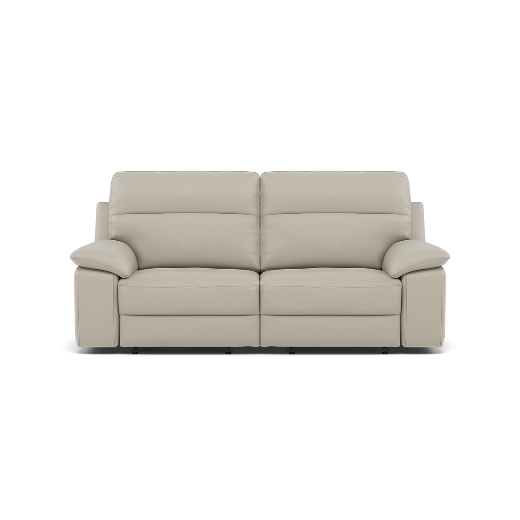 Nicoletti Vivaldi II 3 Seater Recliner Sofa - 3 Seater Double Power Recliner CB Torello - Power Recliner 3 Seater Sofas Sterling Home 9 Torello PS Tortora 328