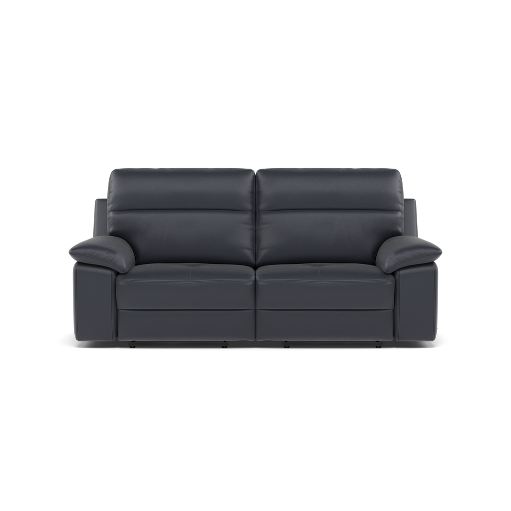 Nicoletti Vivaldi II 3 Seater Recliner Sofa - 3 Seater Double Power Recliner CB Torello - Power Recliner 3 Seater Sofas Sterling Home 5 Torello PS Blu -S 81