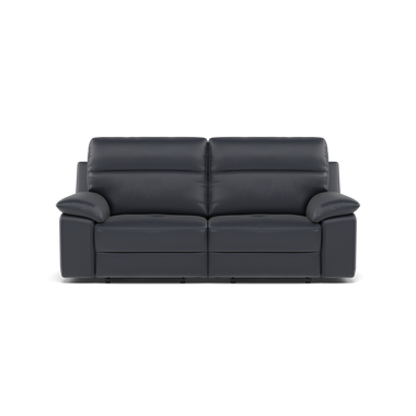 Nicoletti Vivaldi II 3 Seater Recliner Sofa - 3 Seater Double Power Recliner CB Torello - Power Recliner 3 Seater Sofas Sterling Home 5 Torello PS Blu -S 81