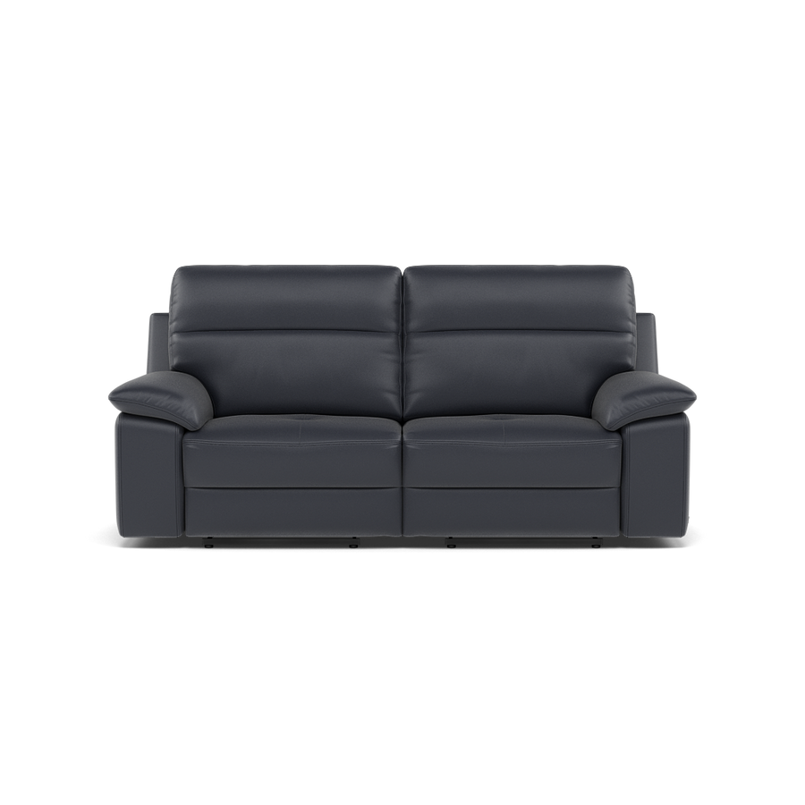 Nicoletti Vivaldi II 3 Seater Recliner Sofa - 3 Seater Double Power Recliner CB Torello - Power Recliner 3 Seater Sofas Sterling Home 1 Torello PS Blu -S 81
