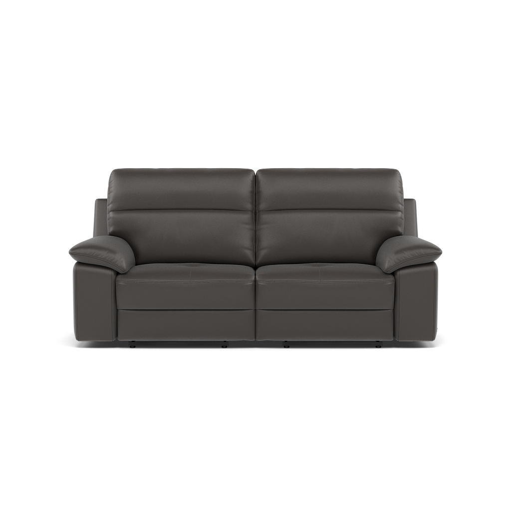 Nicoletti Vivaldi II 3 Seater Recliner Sofa - 3 Seater Double Power Recliner CB Torello - Power Recliner 3 Seater Sofas Sterling Home 1 Torello PS Grigio Scuro 327