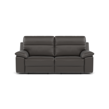 Nicoletti Vivaldi II 3 Seater Recliner Sofa - 3 Seater Double Power Recliner CB Torello - Power Recliner 3 Seater Sofas Sterling Home 1 Torello PS Grigio Scuro 327