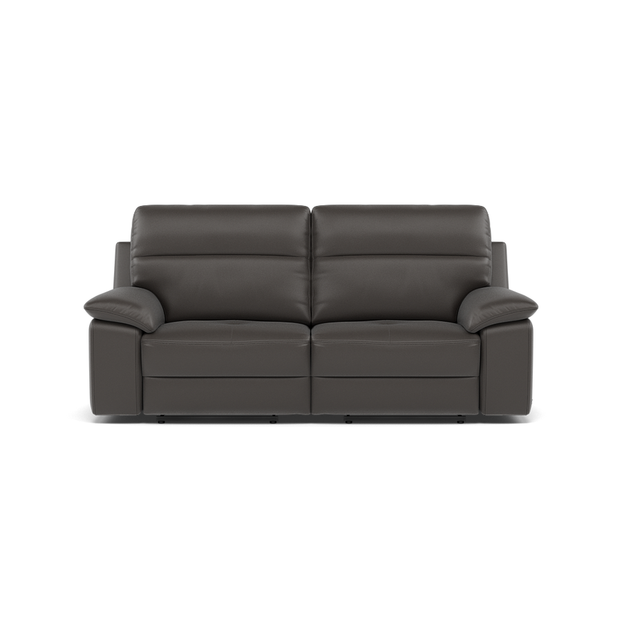 Nicoletti Vivaldi II 3 Seater Recliner Sofa - 3 Seater Double Power Recliner CB Torello - Power Recliner 3 Seater Sofas Sterling Home 1 Torello PS Grigio Scuro 327