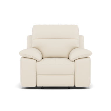 Nicoletti Vivaldi II Recliner Armchair - Power Recliner Chair CB Torello - Power Recliner Armchairs Sterling Home 4 Torello PS Bianco 93