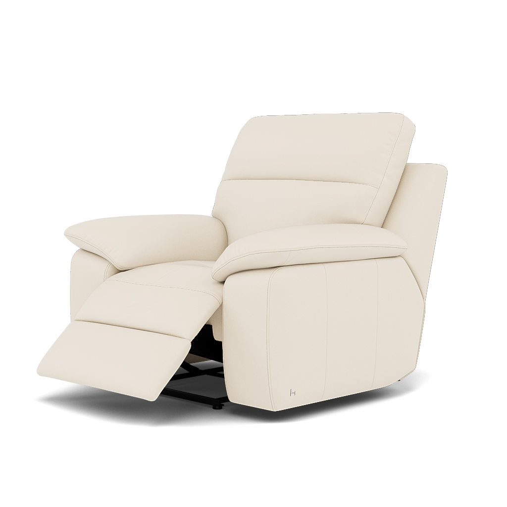 Nicoletti Vivaldi II Recliner Armchair - Power Recliner Chair CB Torello - Power Recliner — Torello PS Bianco 93, gallery image 3