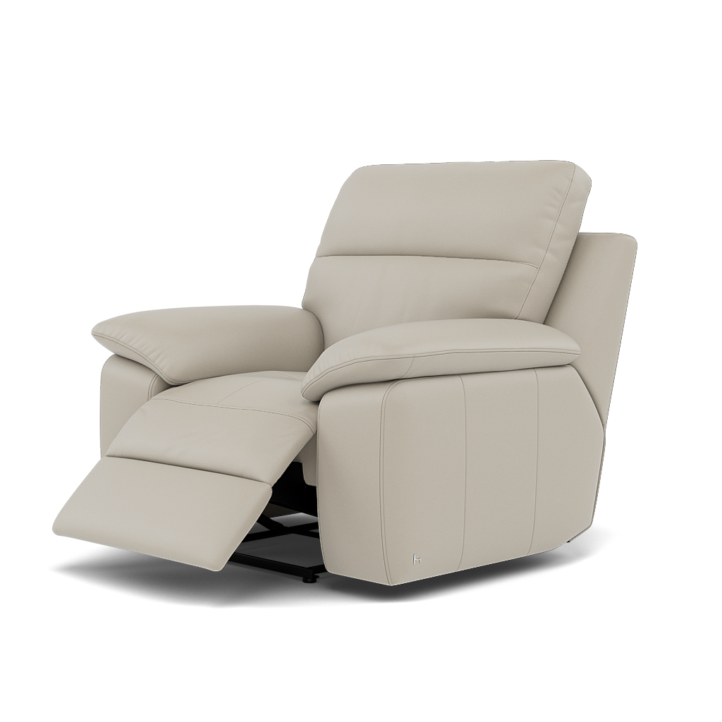 Nicoletti Vivaldi II Recliner Armchair - Power Recliner Chair CB Torello - Power Recliner — Torello PS Tortora 328, gallery image 3