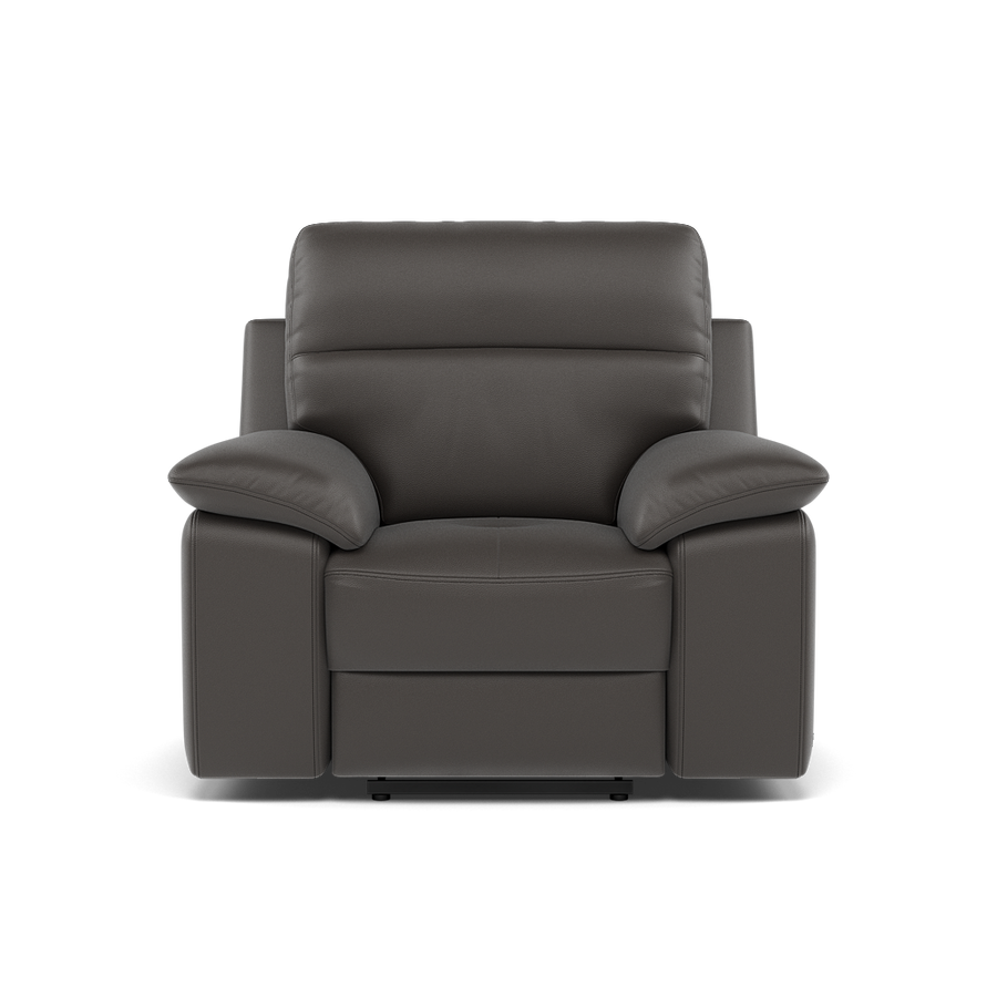 Nicoletti Vivaldi II Recliner Armchair - Power Recliner Chair CB Torello - Power Recliner Armchairs Sterling Home 1 Torello PS Grigio Scuro 327