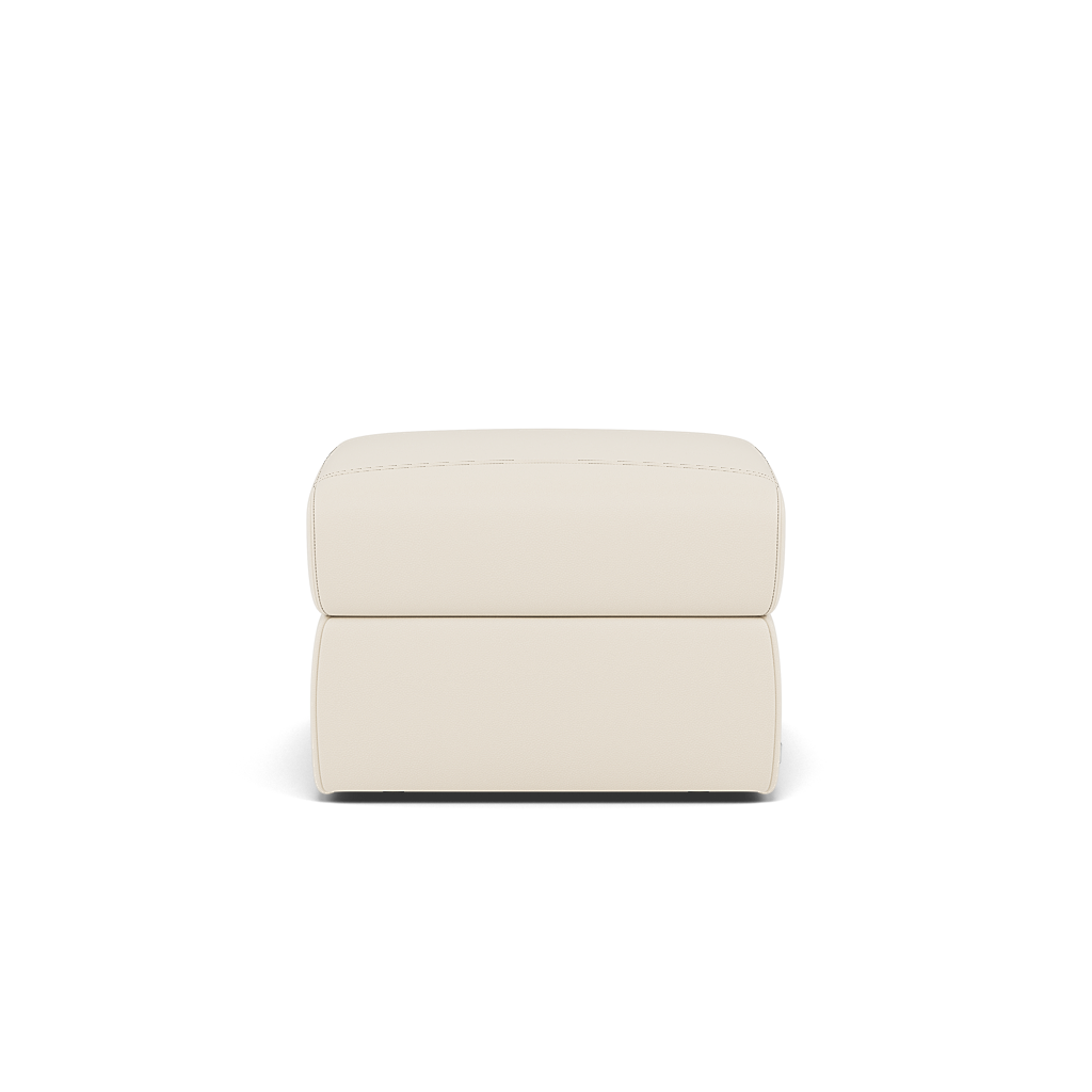 Nicoletti Vivaldi II Storage Footstool - Ottoman Holder CB Torello Footstools Sterling Home 4 Torello PS Bianco 93