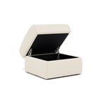 Nicoletti Vivaldi II Storage Footstool - Ottoman Holder CB Torello — Torello PS Bianco 93, gallery image 1