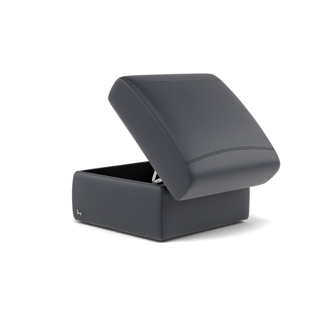 Nicoletti Vivaldi II Storage Footstool - Ottoman Holder CB Torello — Torello PS Blu -S 81, gallery image 3