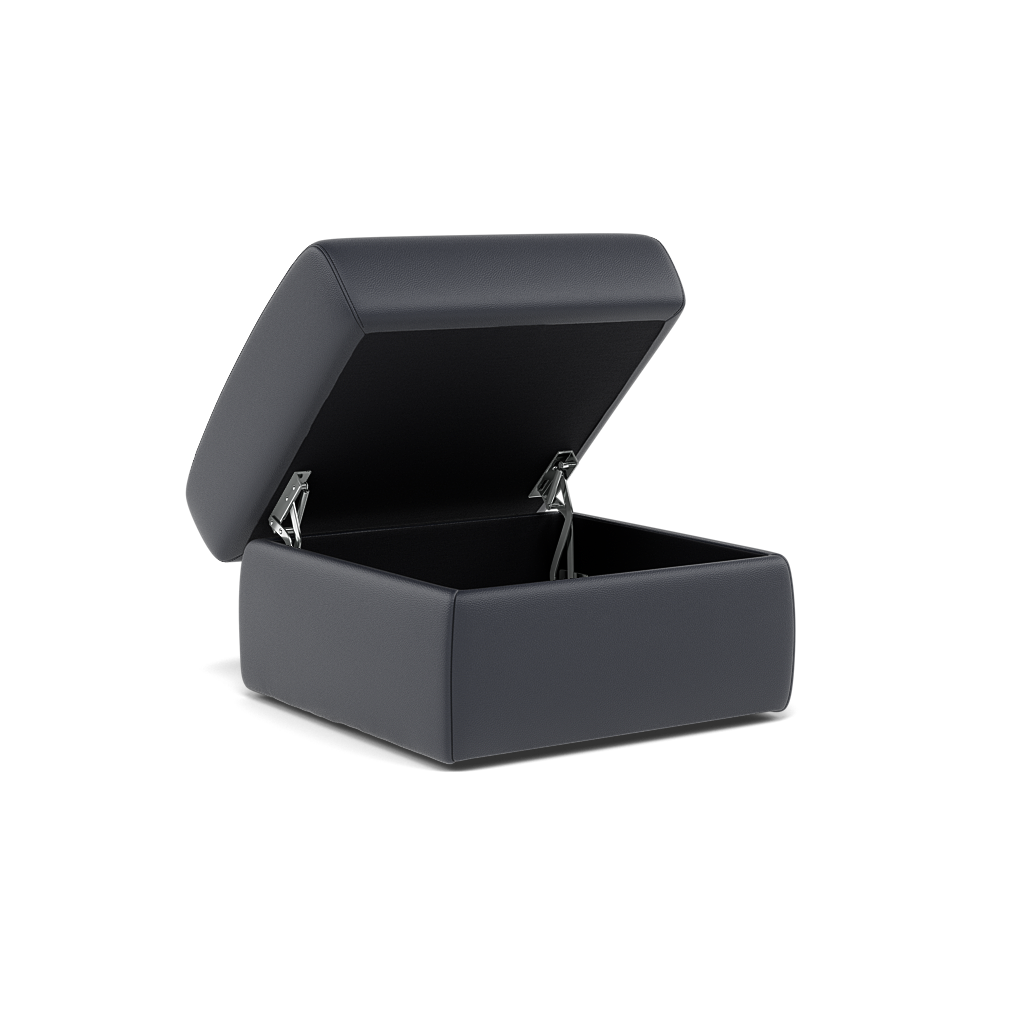Nicoletti Vivaldi II Storage Footstool - Ottoman Holder CB Torello — Torello PS Blu -S 81, gallery image 1