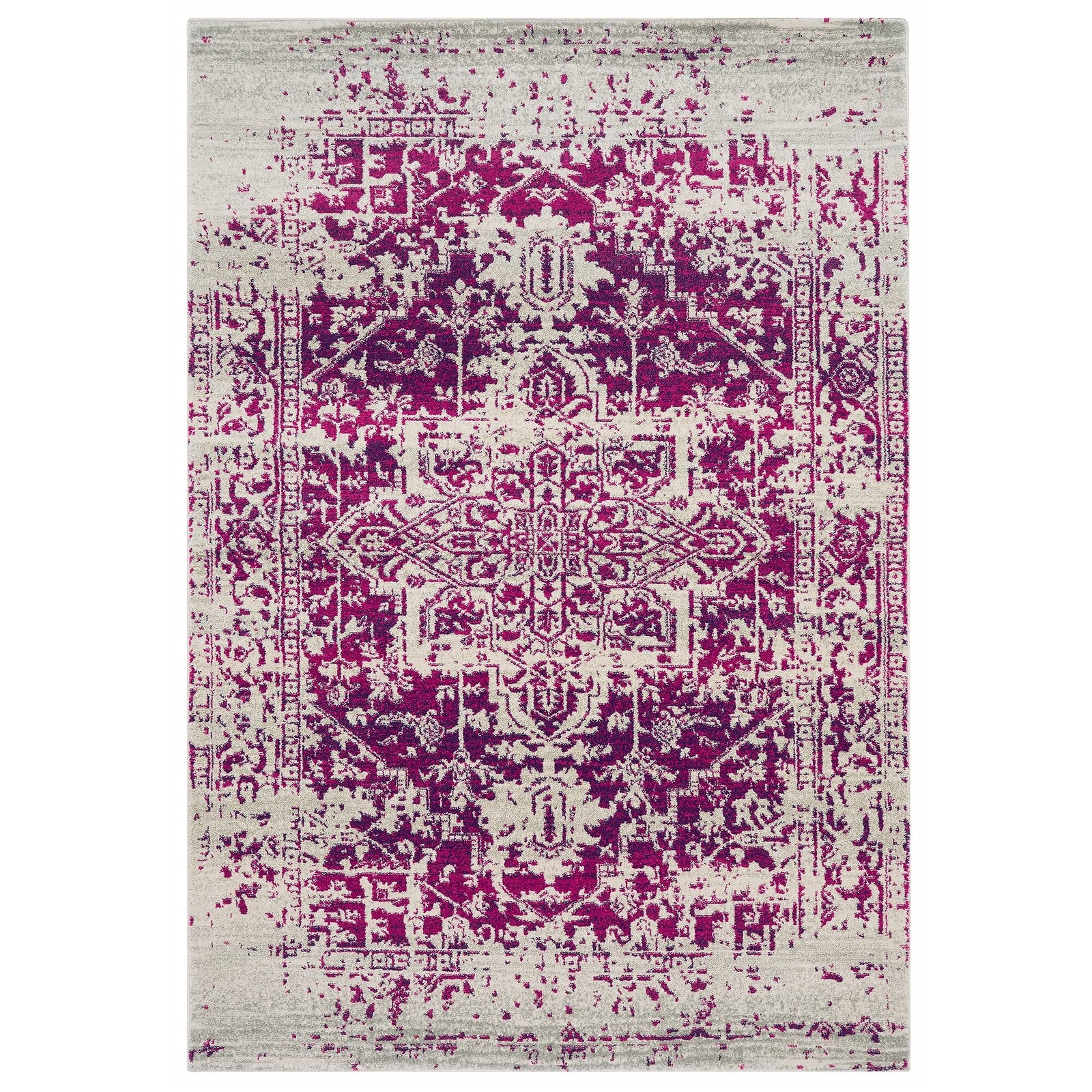 Nasir Antique Fuchsia Rug - NV08 Antique Fuchsia - 120cm x 170cm