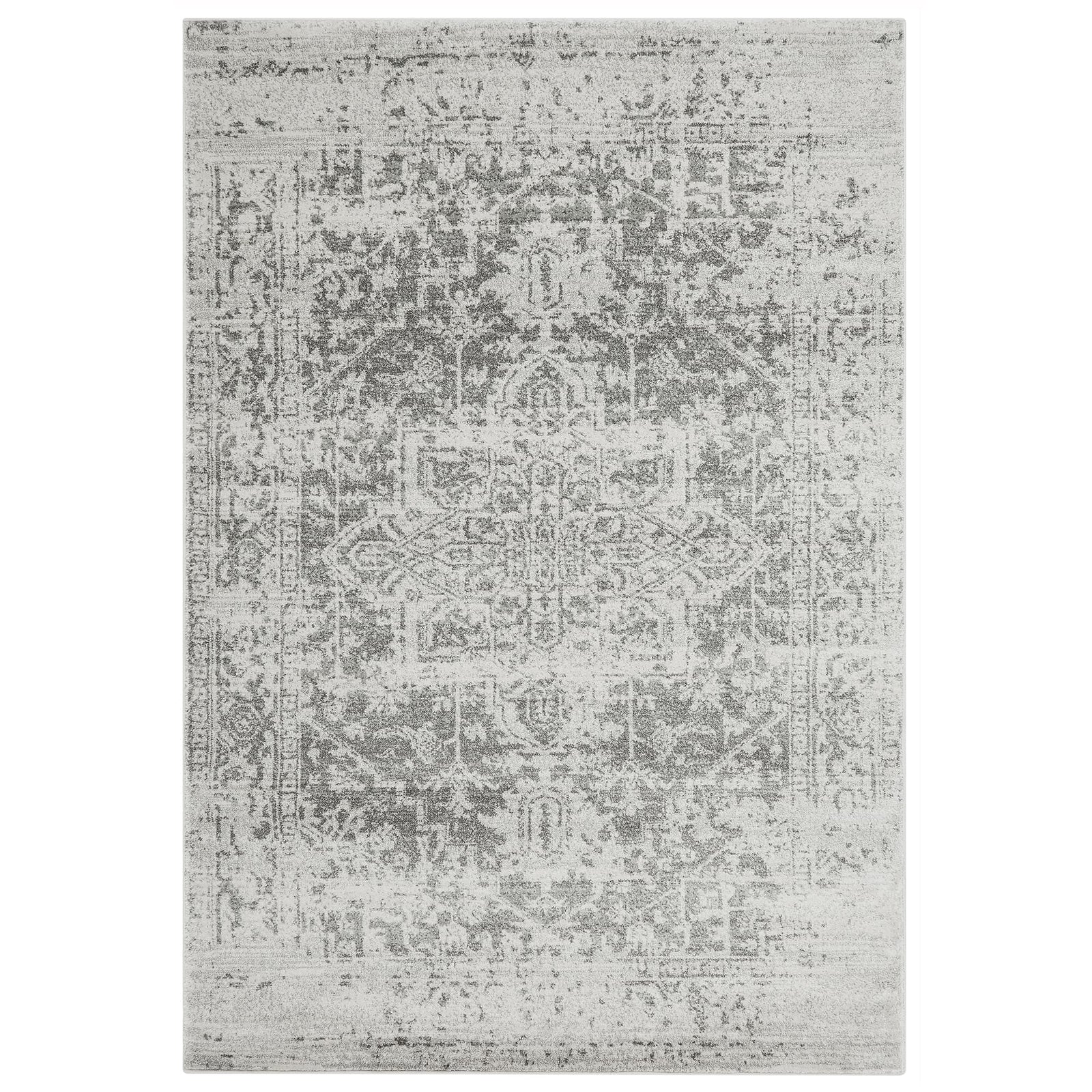 Nasir Antique Grey Rug - NV10 Antique Grey - 80cm x 150cm