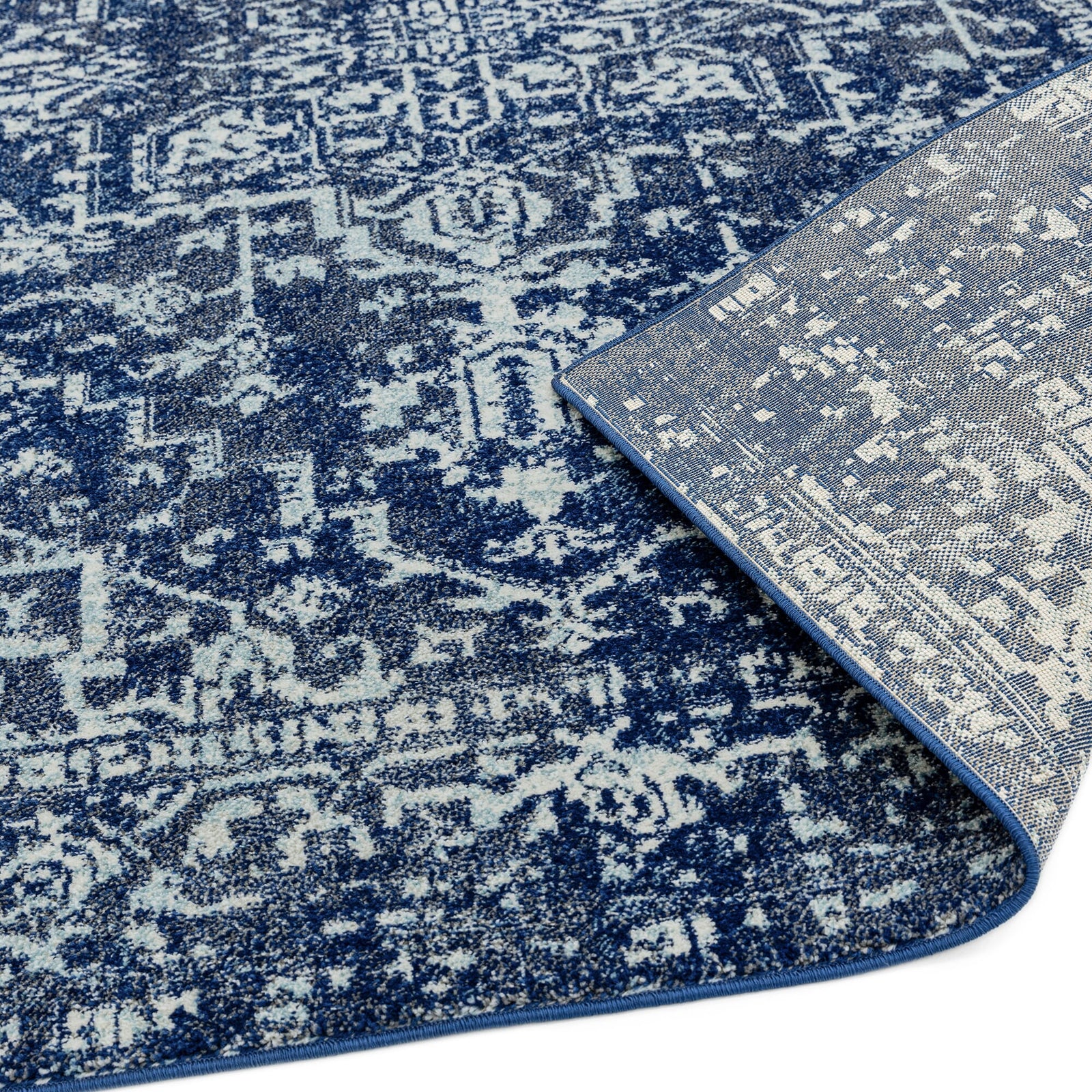 Nasir Antique Navy Rug - NV11 Antique Navy - 80cm x 150cm