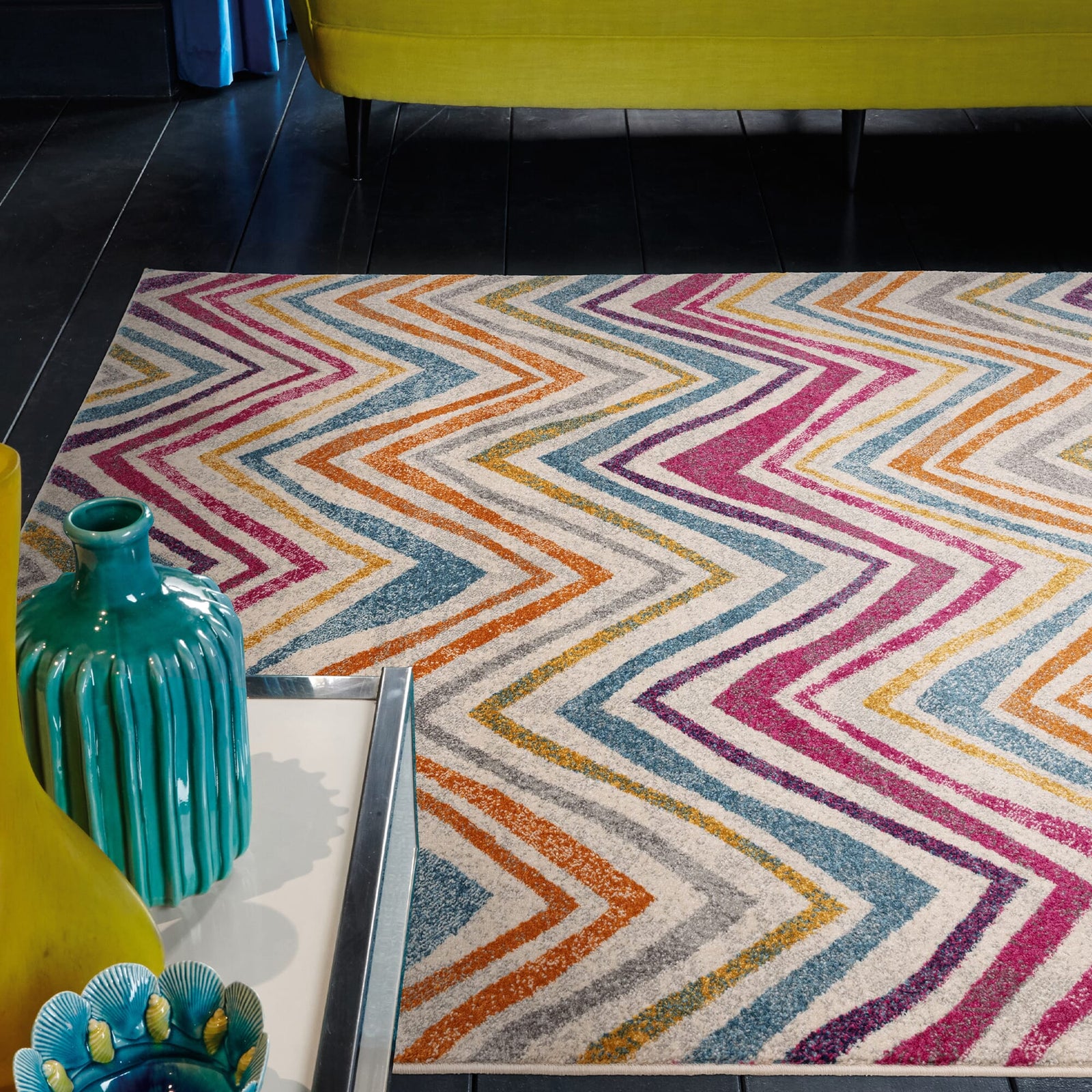 Nasir Rhythm Multi Rug - NV21 Rhythm Multi - 120cm x 170cm