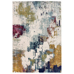 Nasir Abstract Mustard Multi Rug - NV22 Abstract Mustard Multi - 120cm x 170cm