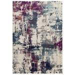 Nasir Abstract Navy Multi Rug - NV23 Abstract Navy Multi  - 120cm x 170cm