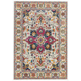 Nasir Persian White Multi Rug