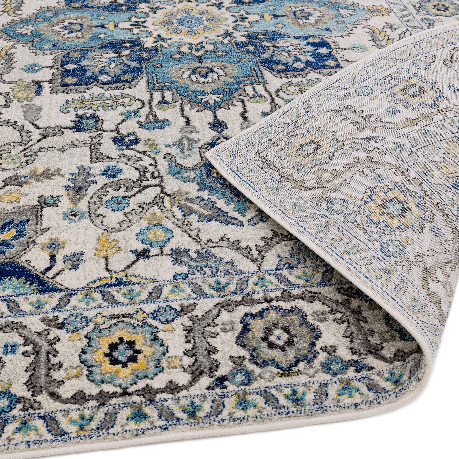 Nasir Persian Blue Rug - NV25 Persian Blue - 120cm x 170cm