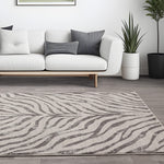 Nasir Zebra Grey Rug - NV27 Zebra Grey - 120cm x 170cm