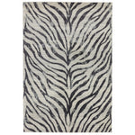 Nasir Zebra Grey Rug - NV27 Zebra Grey - 120cm x 170cm