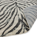 Nasir Zebra Grey Rug - NV27 Zebra Grey - 120cm x 170cm