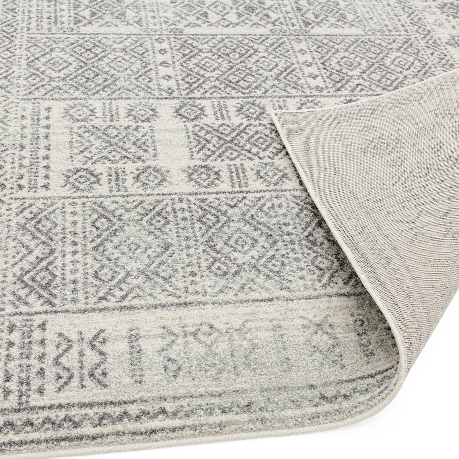 Nasir Tribal Grey Rug - NV33 Tribal Grey - 120cm x 170cm