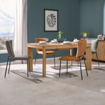 Oceanus Extending Dining Table & 4 Hera Chairs Set Tables Sterling Home 1